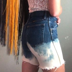 Vintage Rustler cut off denim shorts
